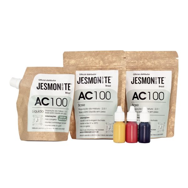 JESMONITE ピグメント＆AC100液セット Kit Inicial Jesmonite AC100