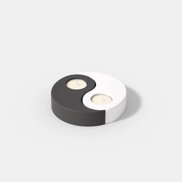 sh0798 1 molde de silicone castical yin yang
