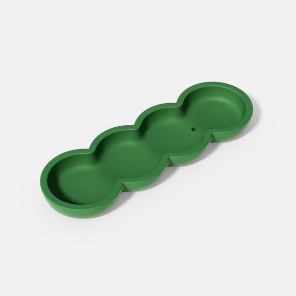sh0922 1 molde de silicone incensario ervilha