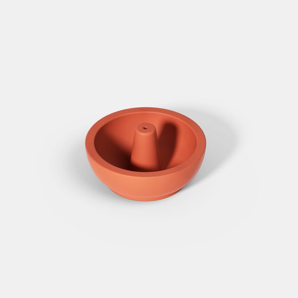 sh0923 1 molde de silicone incensario redondo