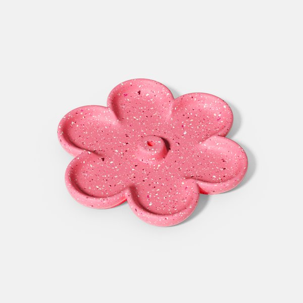 sh0925 1 molde de silicone incensario flor