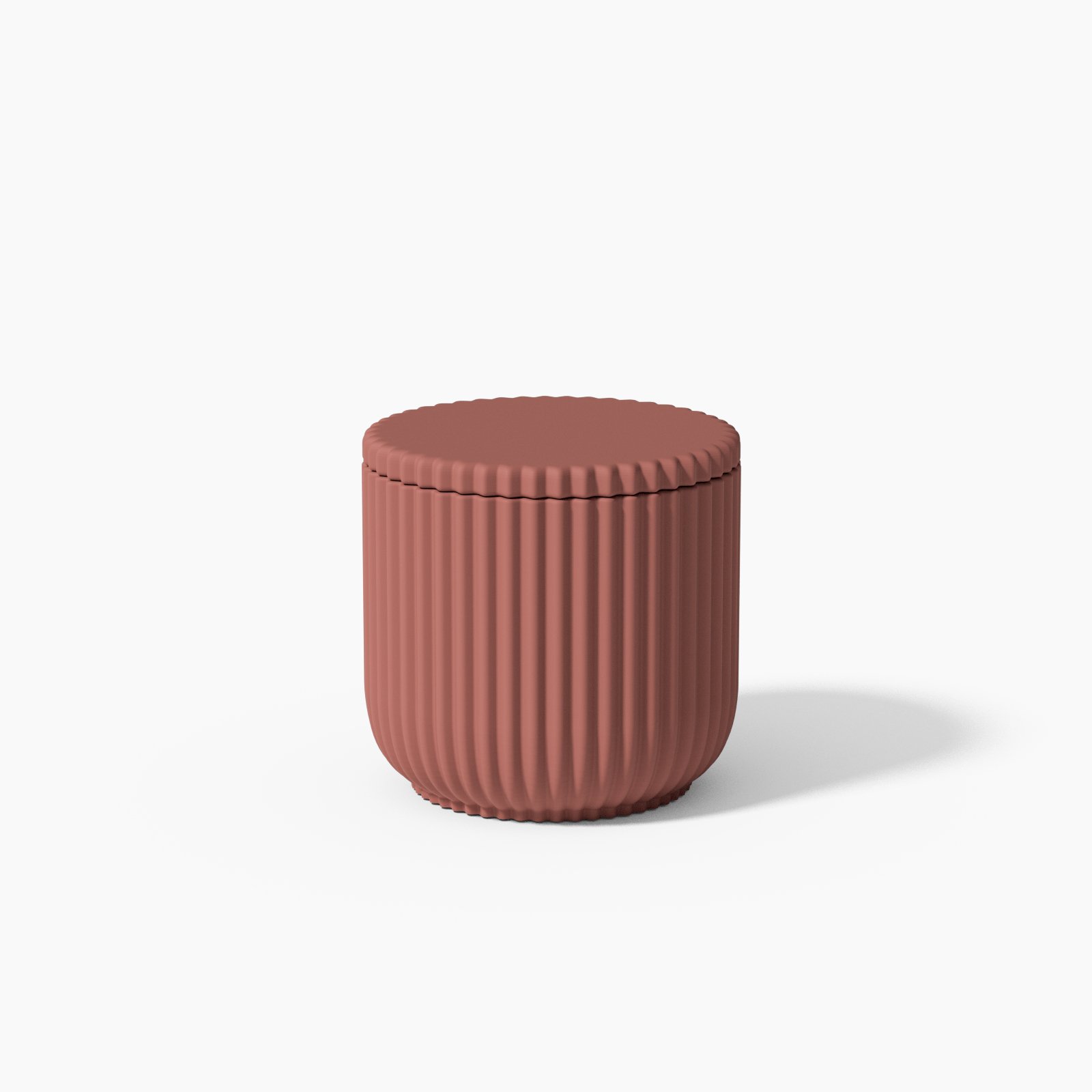 sh1031 1 molde de silicone container canelado