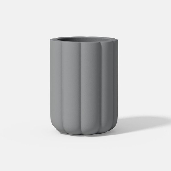 sh0779 1 molde de silicone container flor alto