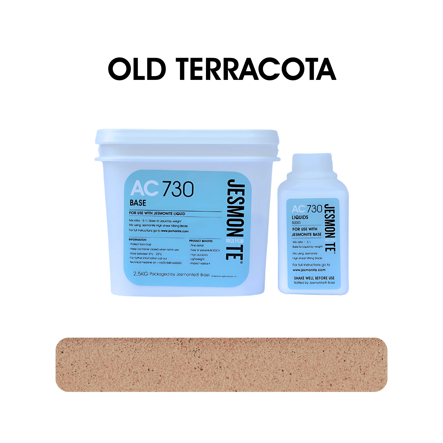 08 kit jesmonite ac730 pequeno brick red