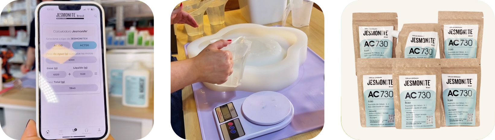 balanca jesmonite brasil